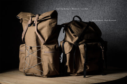 Roll-top backpack