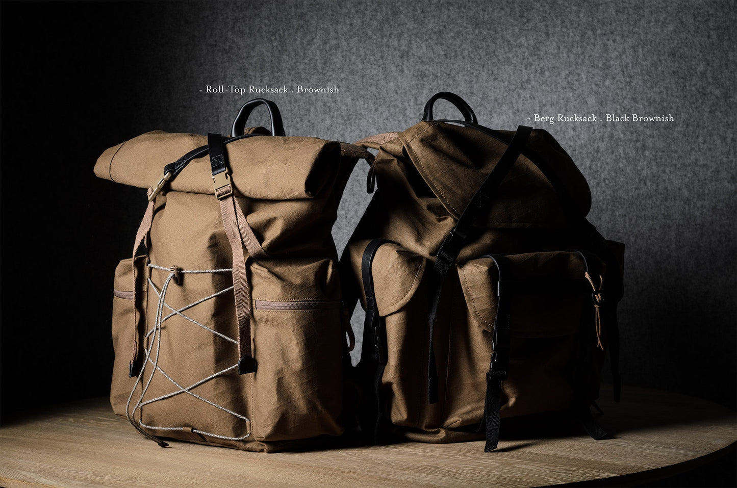Roll-top backpack