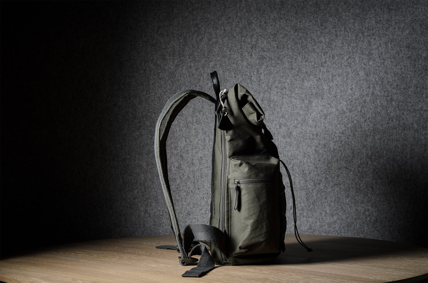 Roll-top backpack
