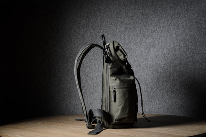 Roll-top backpack