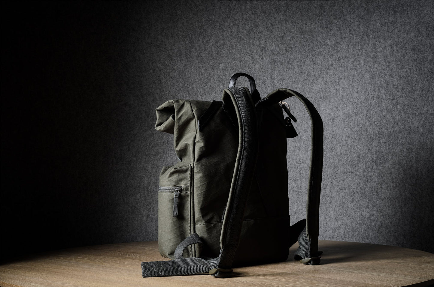 Roll-top backpack