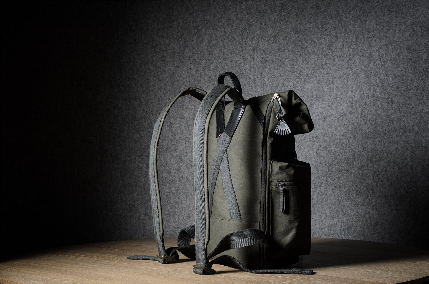 Roll-top backpack
