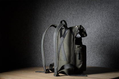Roll-top backpack