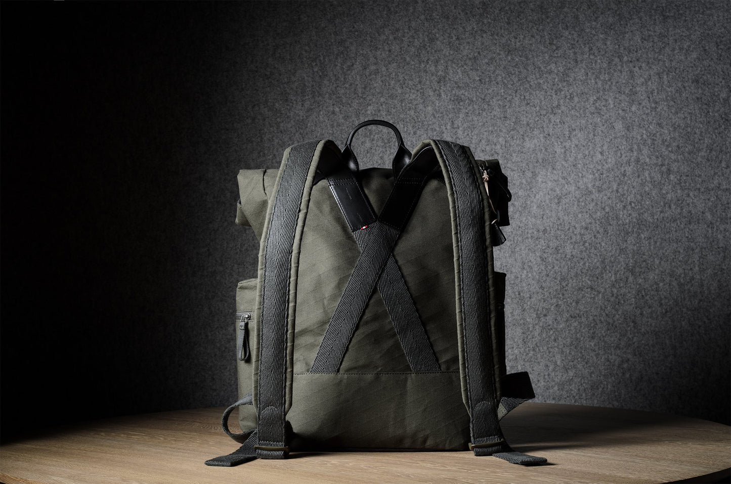 Roll-top backpack