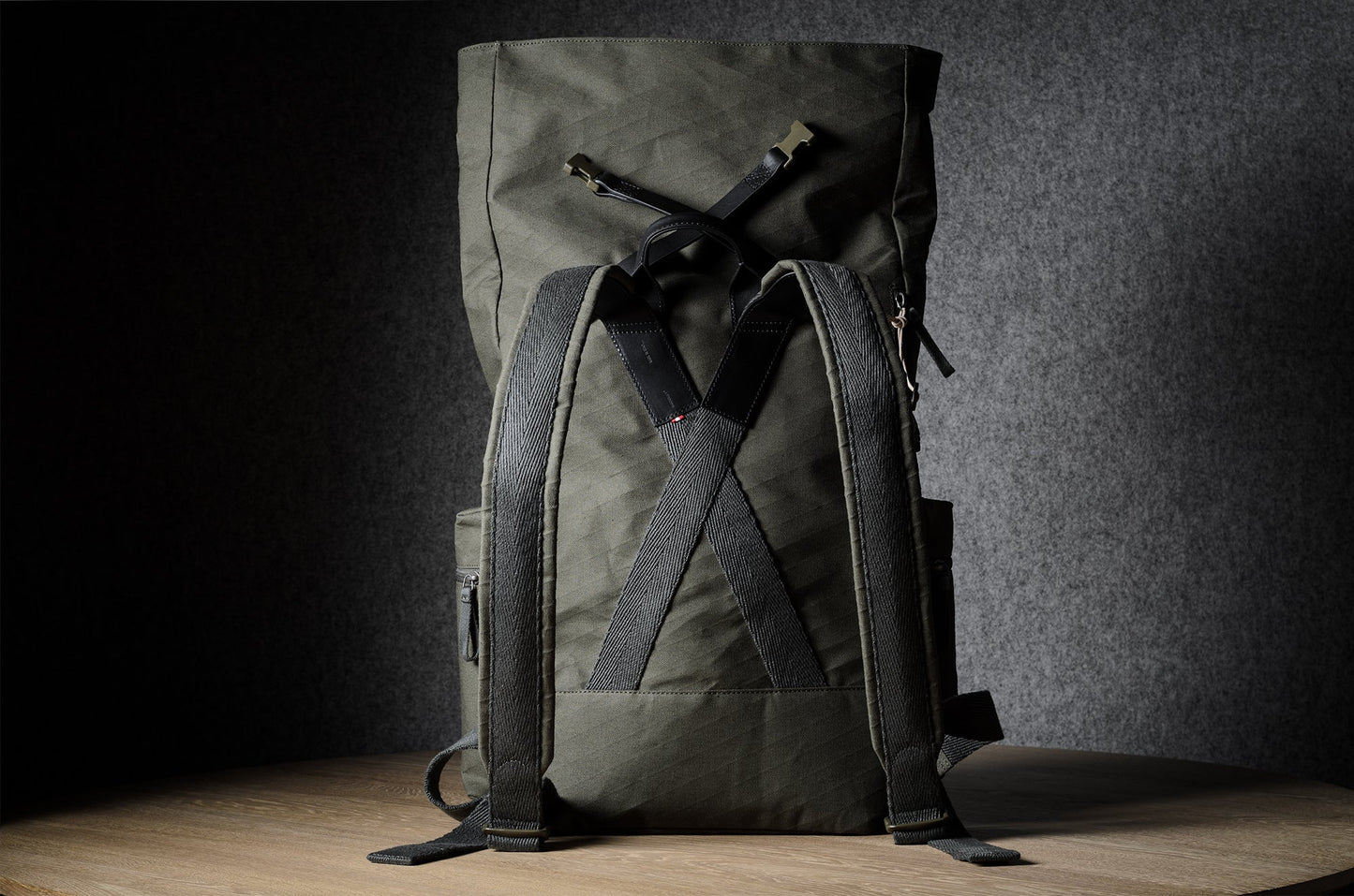 Roll-top backpack