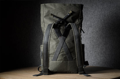 Roll-top backpack