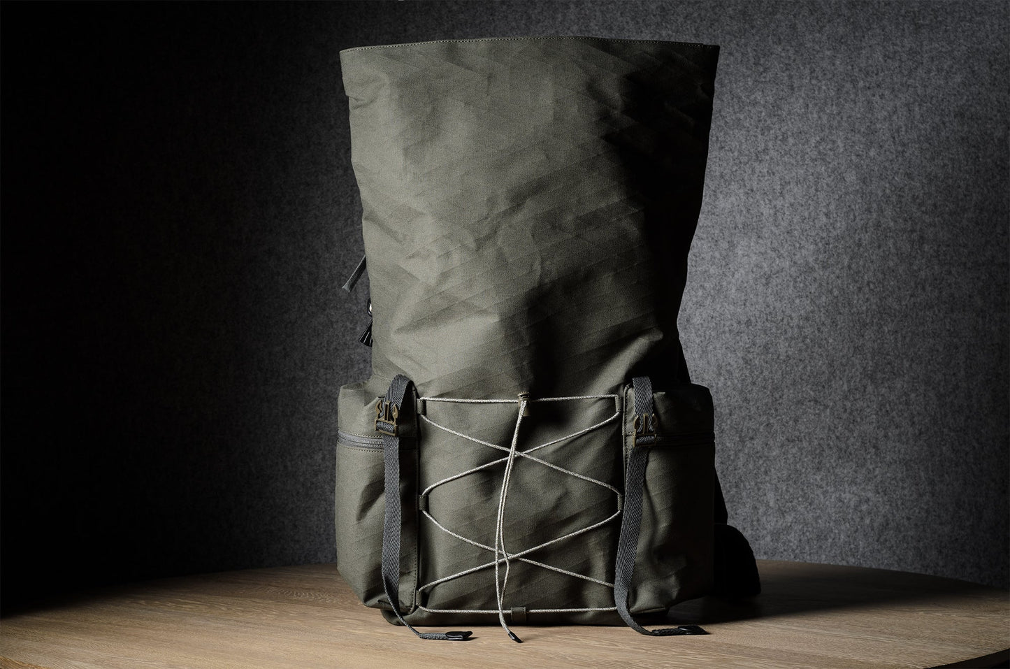 Roll-top backpack
