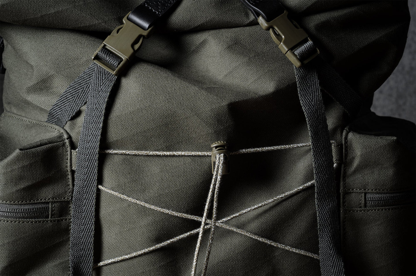 Roll-top backpack