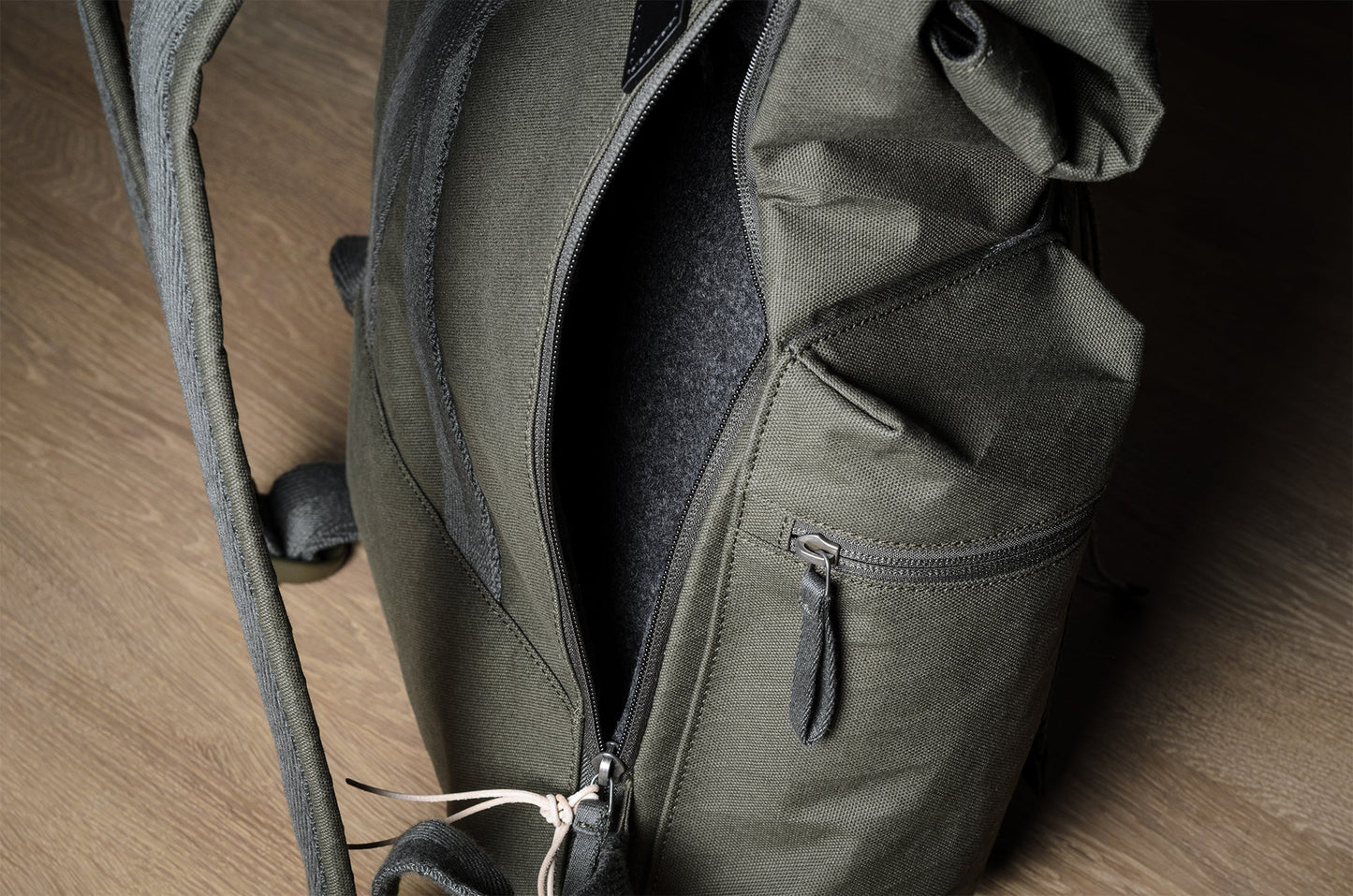 Roll-top backpack