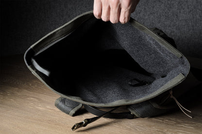 Roll-top backpack