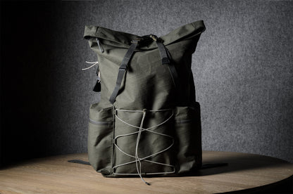 Roll-top backpack