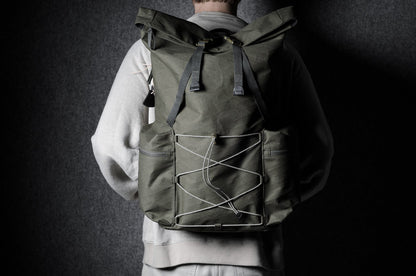 Roll-top backpack