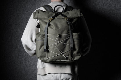 Roll-top backpack