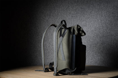 Roll-top backpack