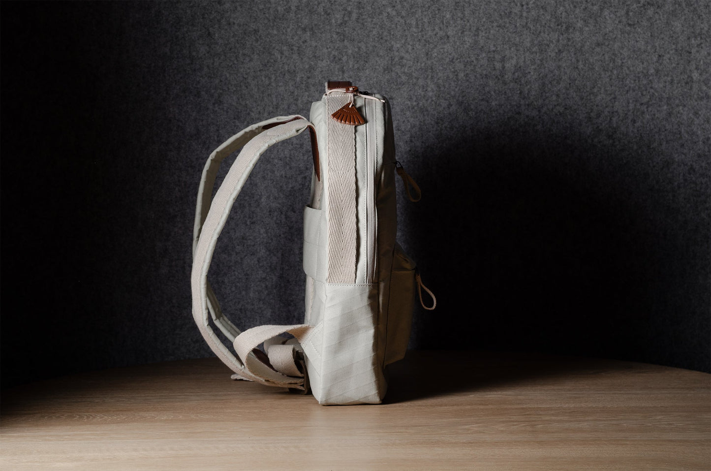 Backpack. Natural material.
