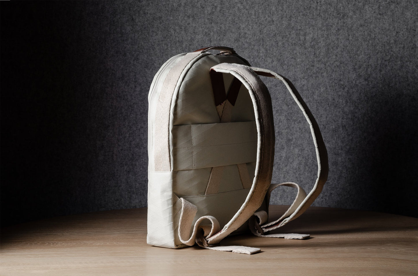 Backpack. Natural material.