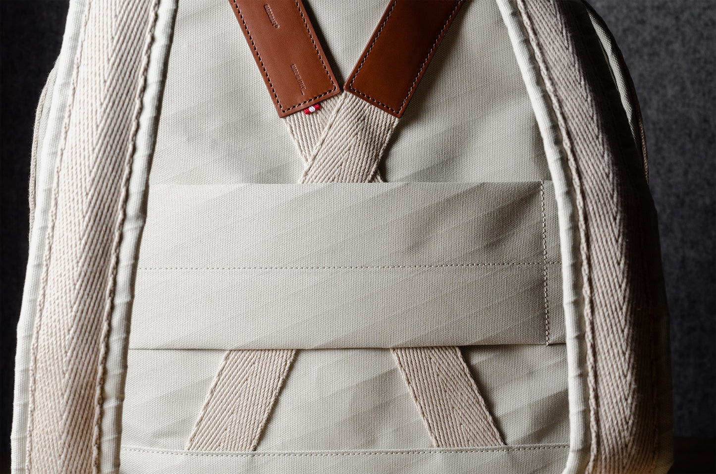Backpack. Natural material.