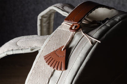Backpack. Natural material.