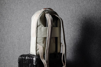 Backpack. Natural material.
