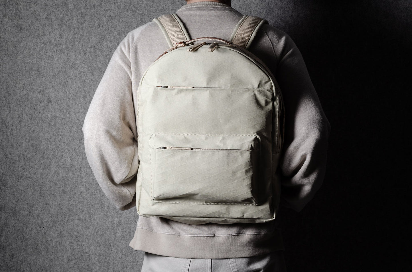 Backpack. Natural material.