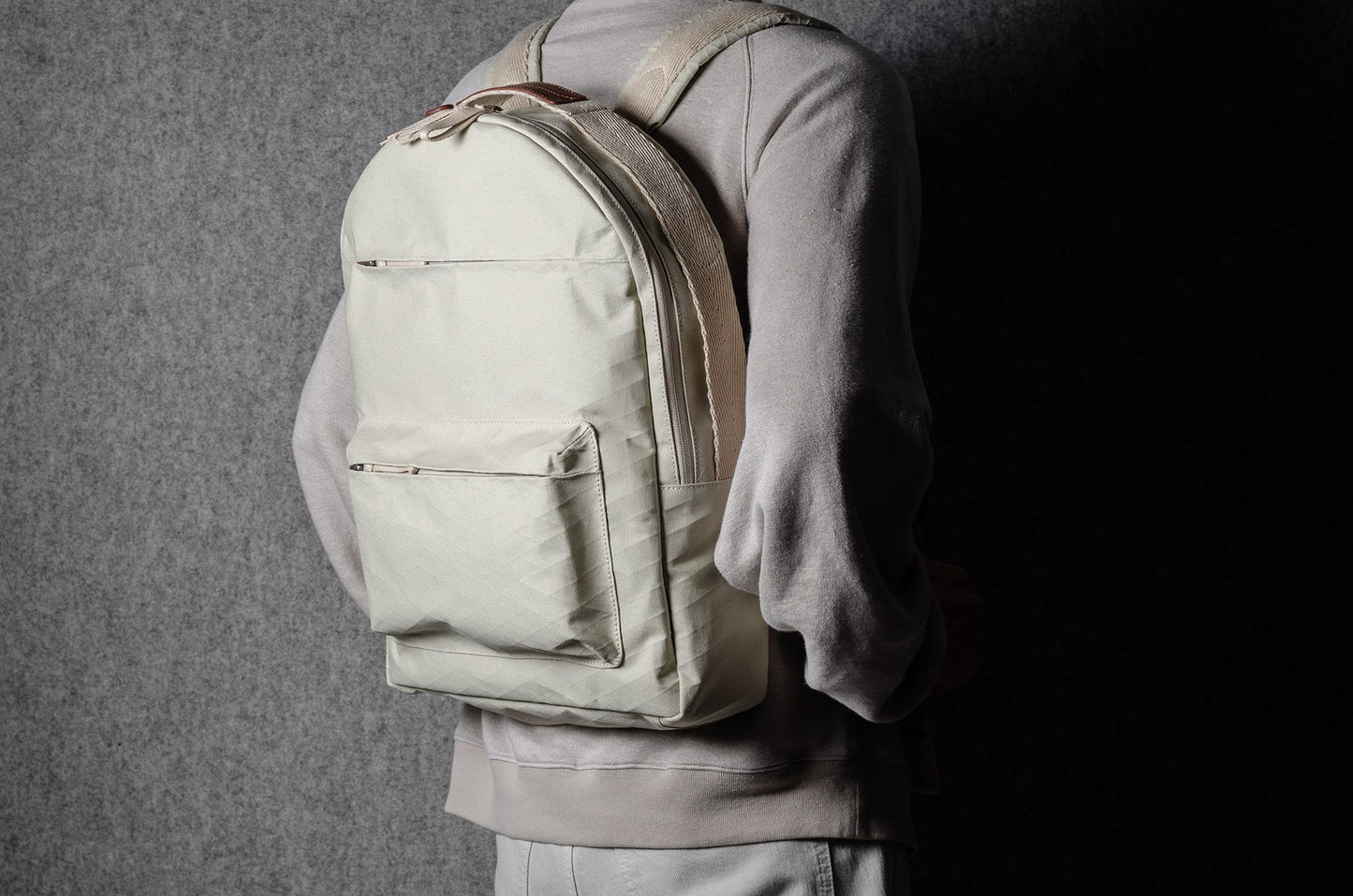 Backpack. Natural material.
