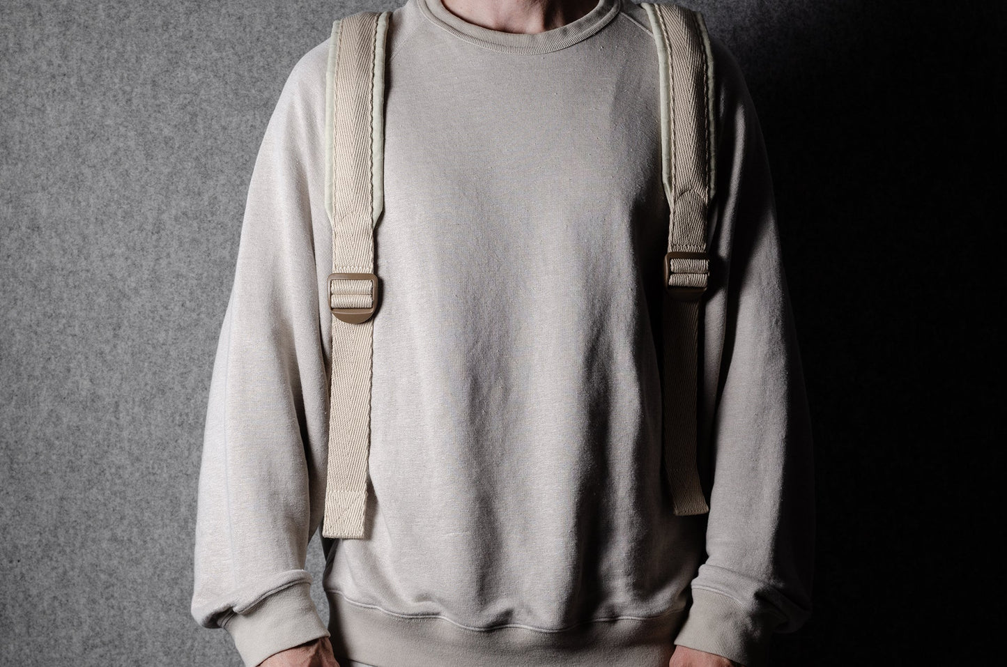 Backpack. Natural material.